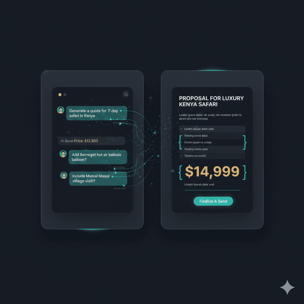 TourHub Quote Builder Interface